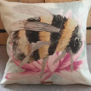 Bee Watercolour Cushion