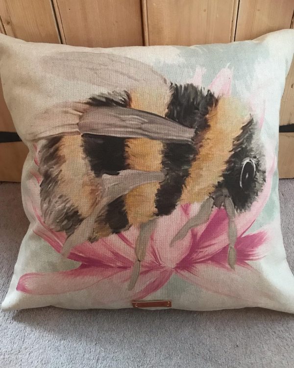 Bee Watercolour Cushion