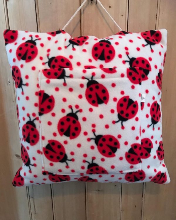 Ladybug reader cushion