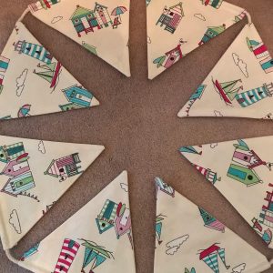 Beach hut 1 bunting