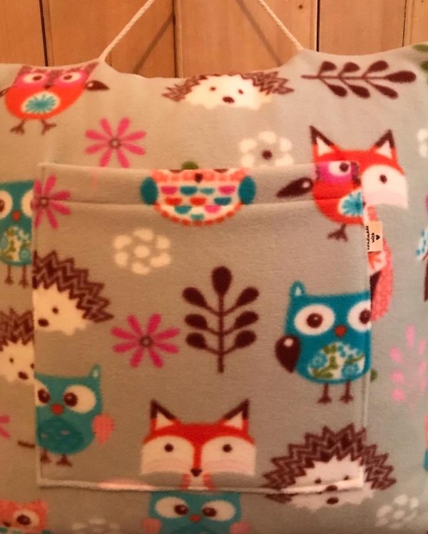 Woodland animals reader cushion