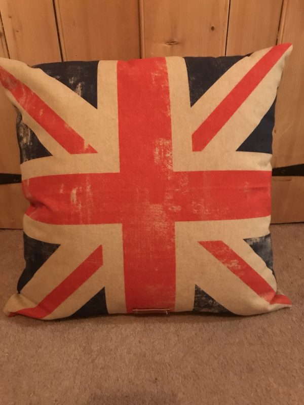 Union Jack cushion
