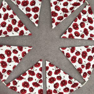 Poppy bunting