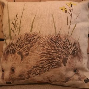 Hedgehogs Cushion