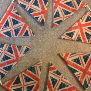 Union Jack bunting (Vintage print)