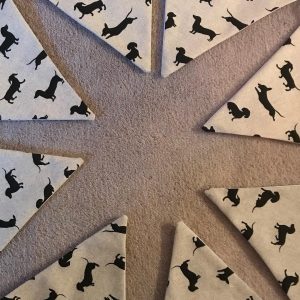 Dachshund bunting