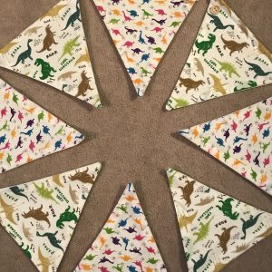 Dinosaur bunting