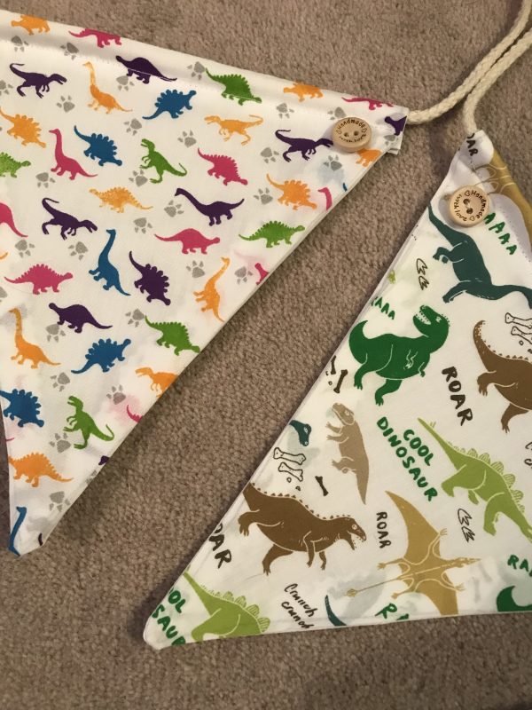 Dinosaur bunting