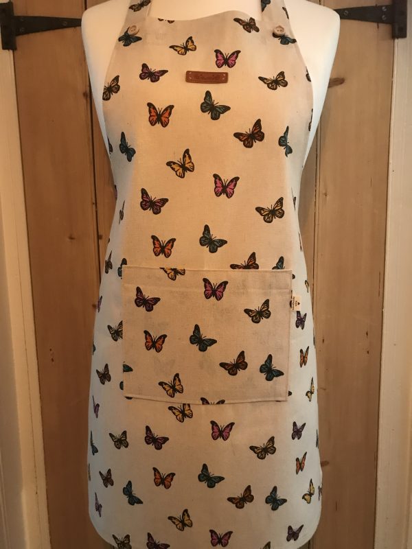 Butterfly Pinnie (Linen look)