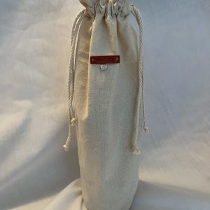 Plain Linen bottle bag