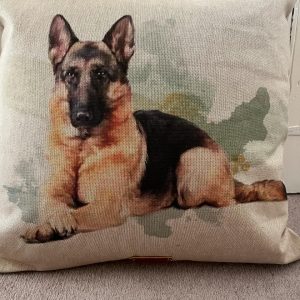 German shepherd cushion