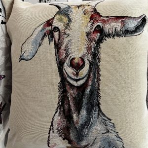 Goat Tapestry Cushion