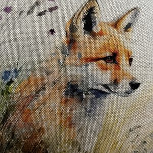 Fox cushion 3